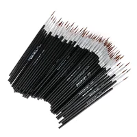 20pcs Thin Art Supplies Hand Painted Acrylic Hook Line Pen Paint Painting Brush Drawing 5