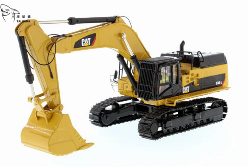 DM Alloy Truck Model Diecast 1/50 Scale Caterpillar 374D L Hydraulic Excavator Model Toy