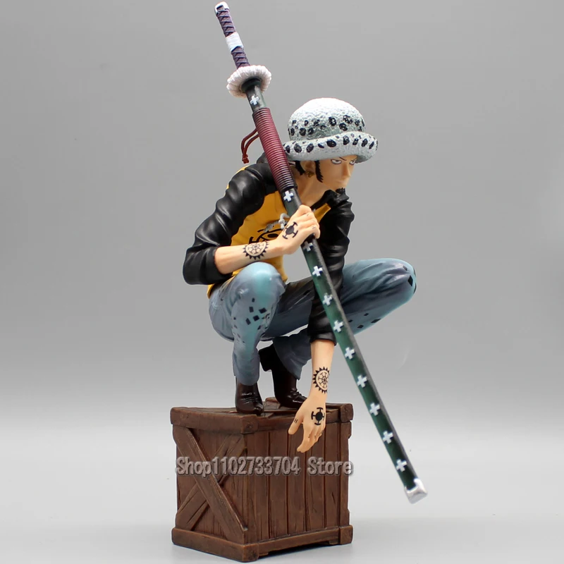 21cm One Piece Figures Trafalgar D. Water Law Action Figures ONE PIECE Anime PVC Collection Model Ornamen Toys Birthday Gifts