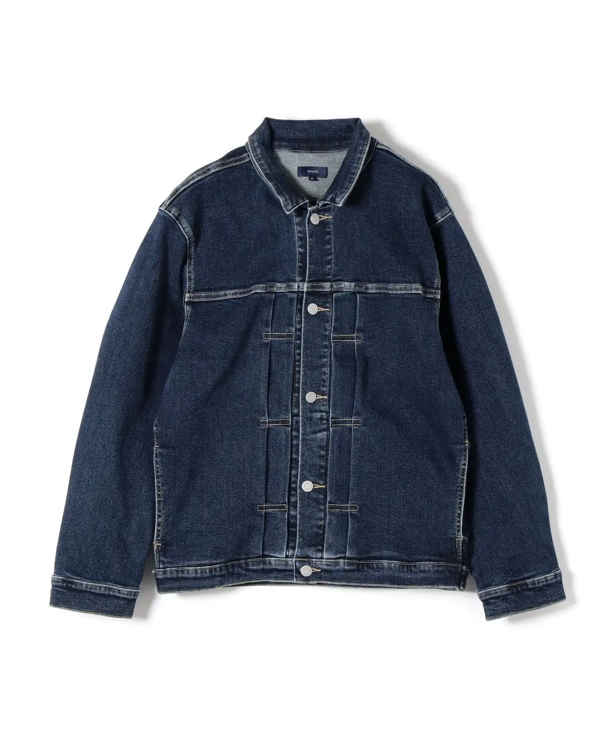 

Waed out Loose Fit Casual Versatile Elastic Denim Jaet New Autumn 2024 Women's Faion Classic Color Button up Coat