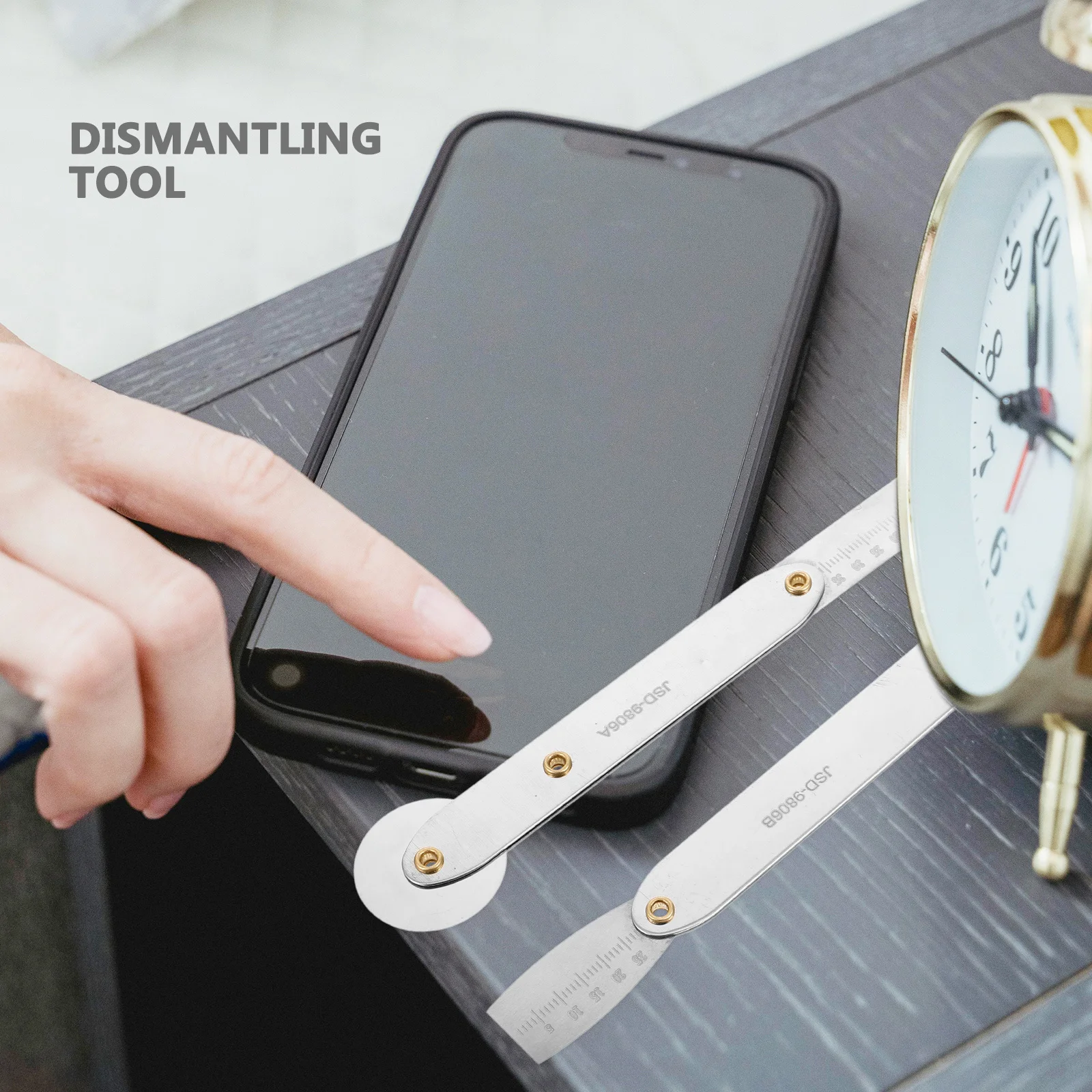 2Pcs Screen Stick Metal Crowbar Tool for Phone Repair Mobile Maintenance Accessories Metal Disassemble Crowbar Roller LCD