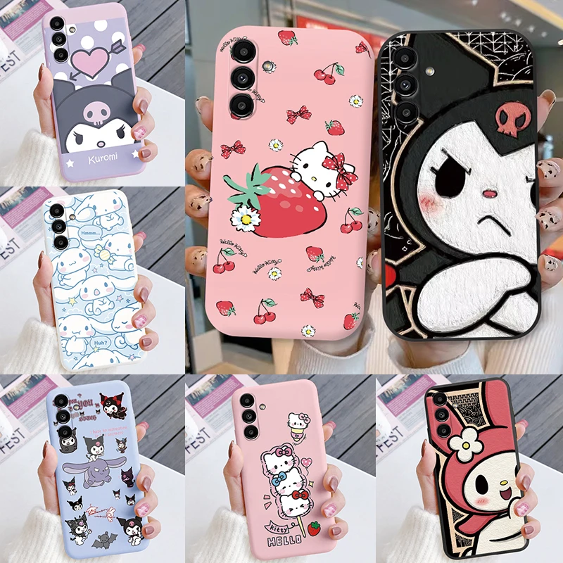 For Samsung Galaxy A04S Phone Case My Melody Kuromi Capa Shell Cute Cartoon Soft TPU Funda For Samsung A 04s GalaxyA04S Coque