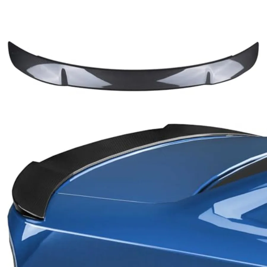 

Задний спойлер Charger, совместимый с моделями 2011-2021 Charger RT SXT, в стиле Hellcat, глянцевый, из углеродного волокна, для багажника