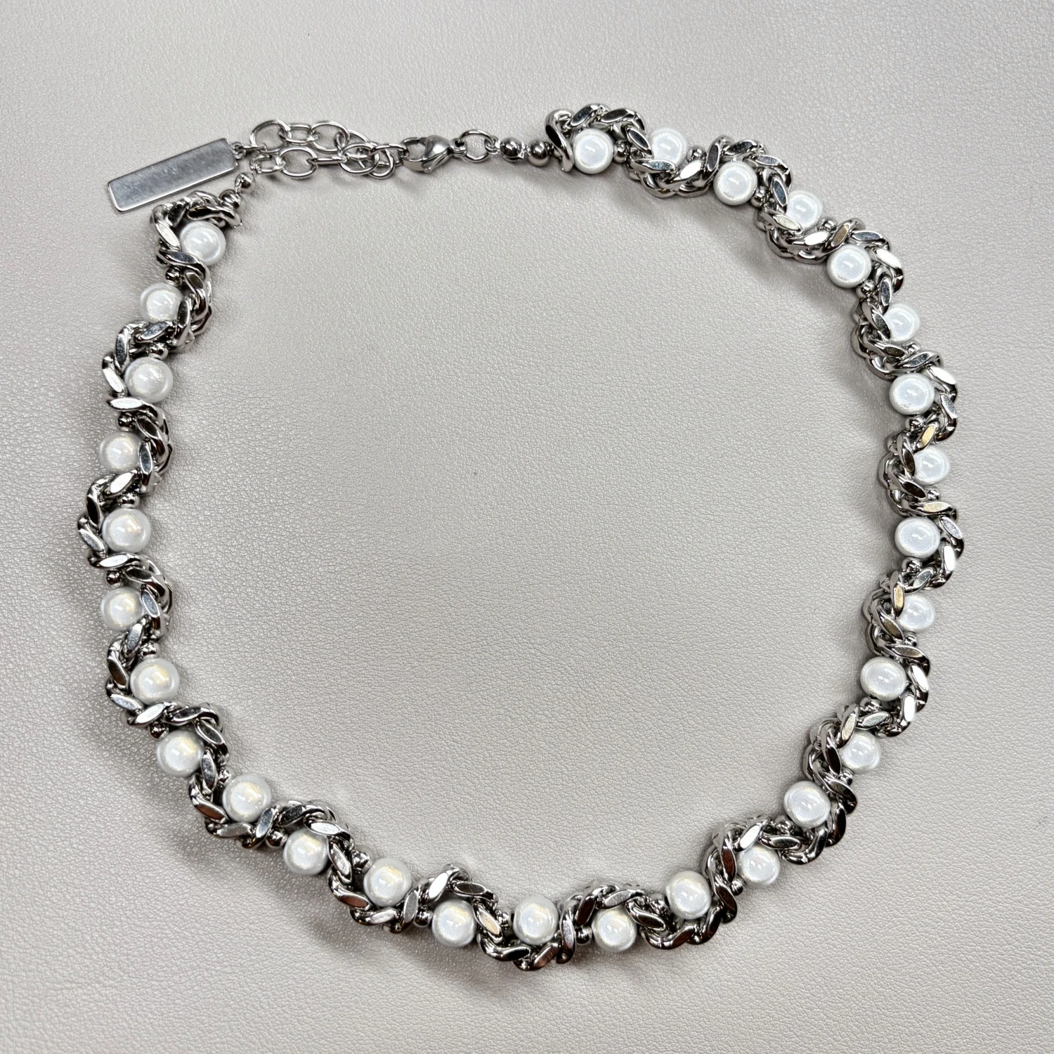 فاسق الجرونج روك الكوبي مضيئة اللؤلؤ سلسلة قلادة كول موضة اليدوية قلادة القوطي سحر مجوهرات الهيب هوب الملحقات #5