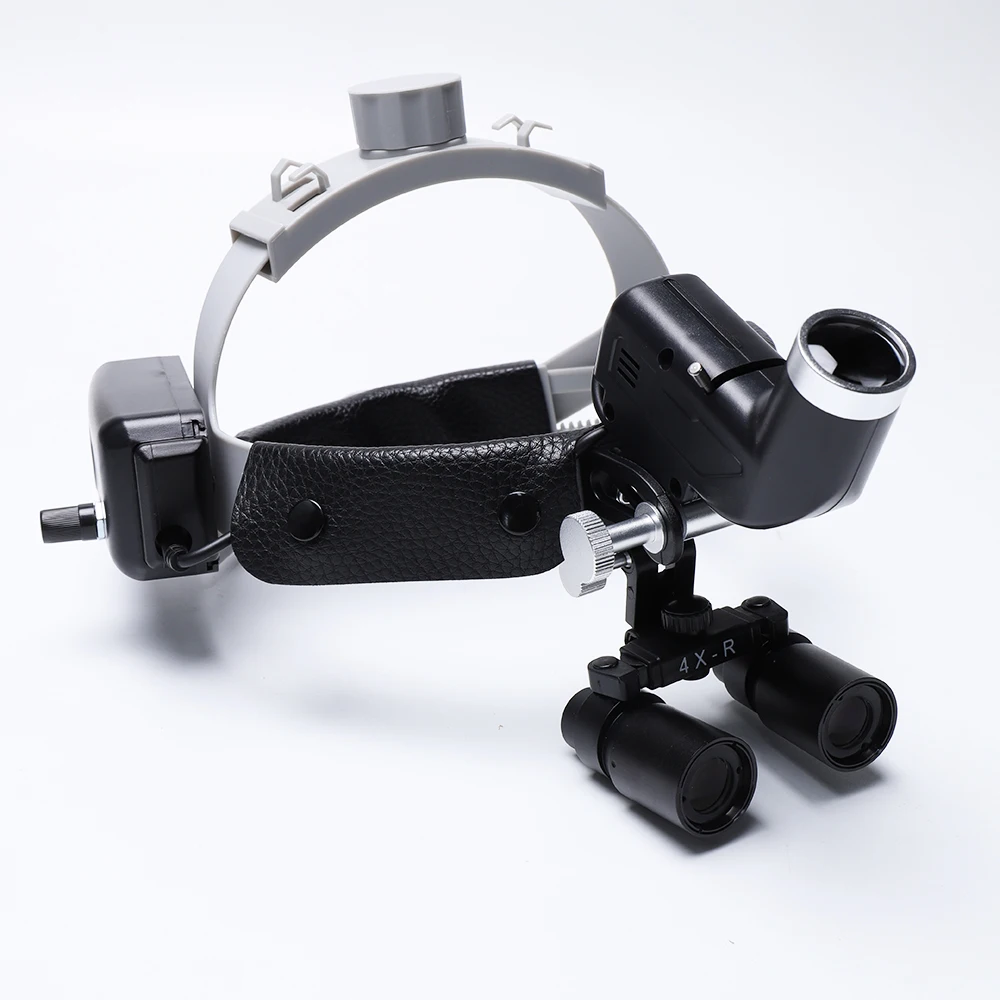 5W Dental Headlight Dental Loupes 4X 5X 6X 8X Wireless Light Loupes Front Light Dentistry Surgical Headlight Surgical Magnifiers