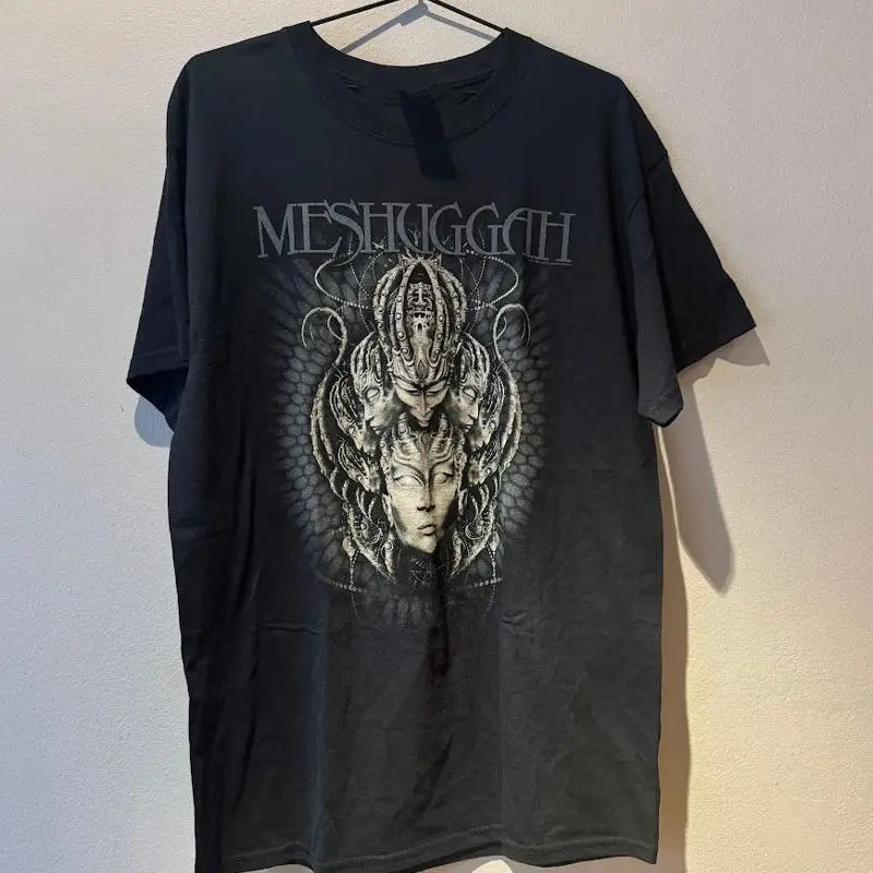 Meshuggah Band Faces Black T Shirt Heavy Cotton Ub451