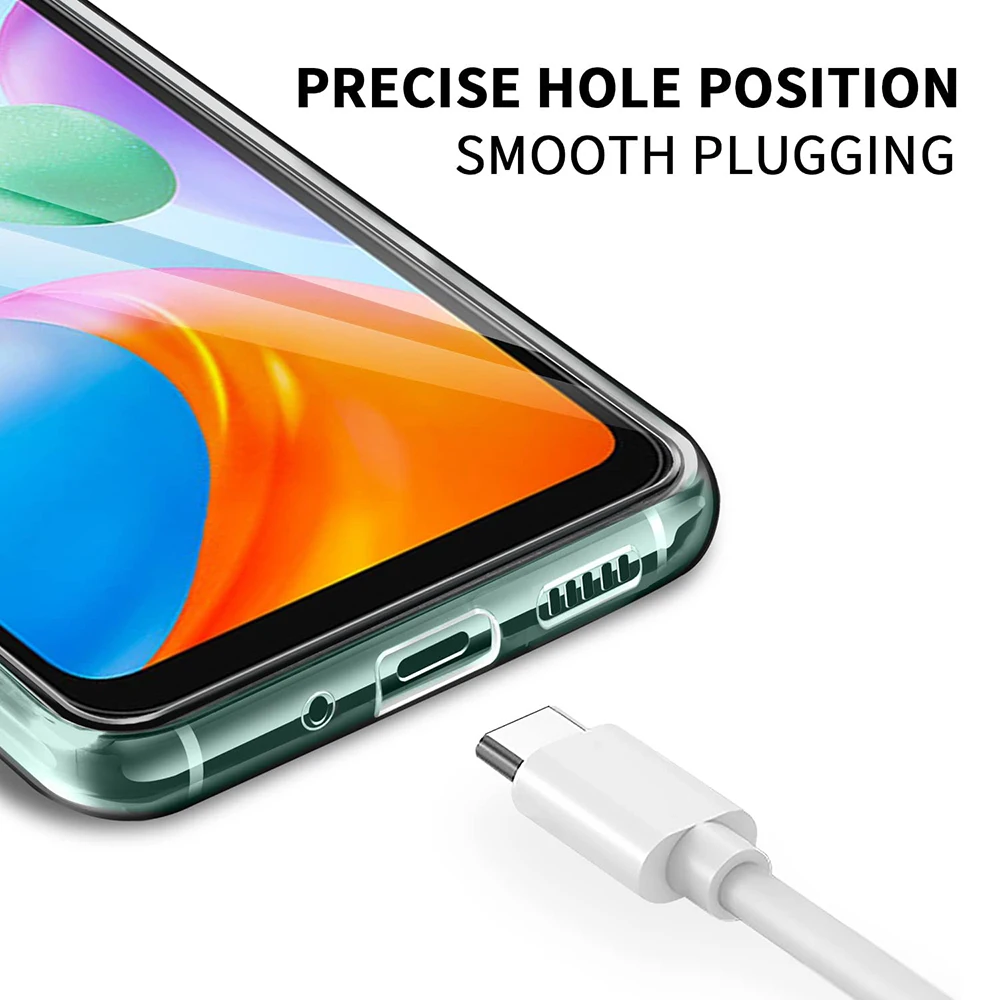 Klare Handyhülle für Xiaomi Redmi 10C 10A 11A 12C 9A 9C Redmi Note 10 10S 11 11s 12s 12 Pro 5G A1 A2 Plus Cover Coque – Detail 3