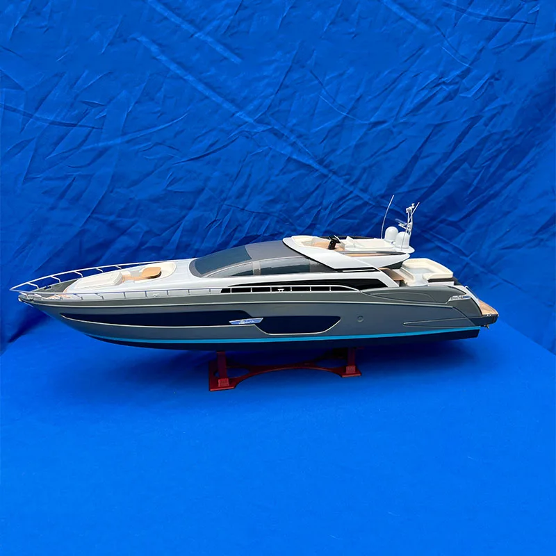 1/48 Luxury Yacht Riva Model RC Finished Ship Model DIY Handmade Ship Model Kit Toy Gift Speedboat Simulation Ship Toy