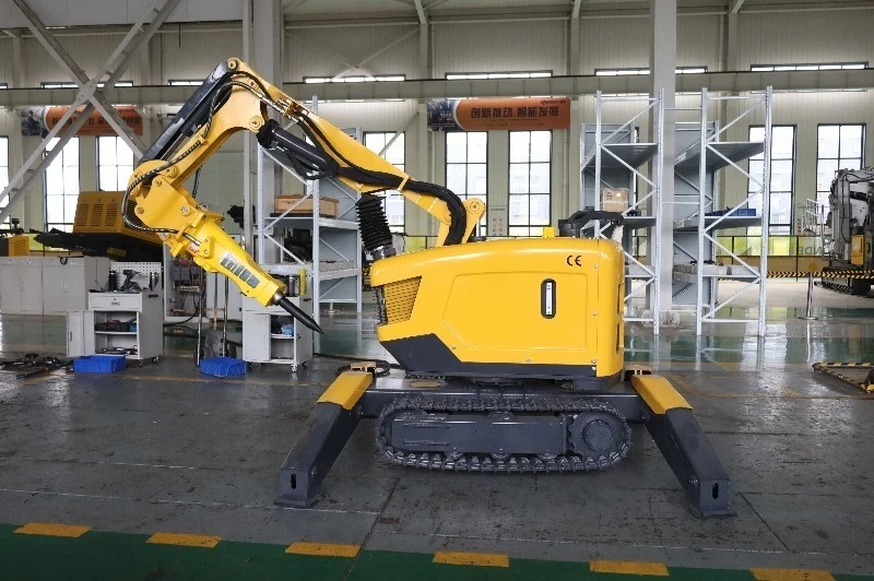 Hydraulic Demolition Robot For Underground Mining & Tunnel Excavation | Remote Control Concrete Breaker For Dangerous Areas