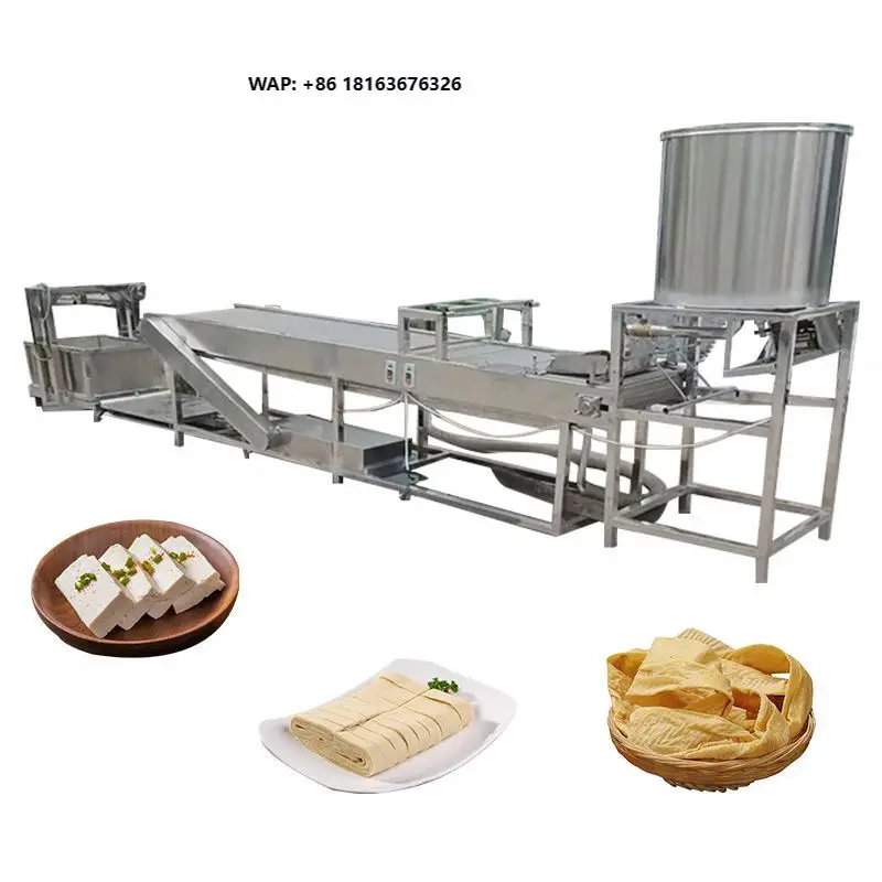 High Performance Tofu Making Machine Tofu Slice Manufacturing with Core Motor Component