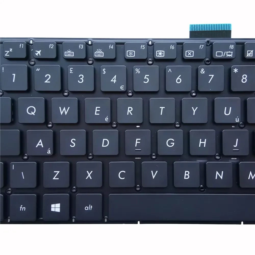 New UK Notebook Keyboard For ASUS K555 X555L X555Y A555 R556 K555LA X555LP W519 VM590 X554 X553 K501 R557L TP550LA P552LA P553UJ