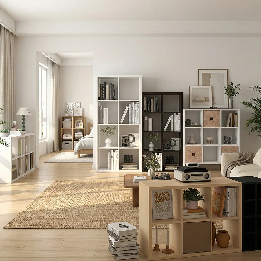 2026 Wooden Thick Frame 2/3 Cu - Bookcase Wood Shelf recension och pris