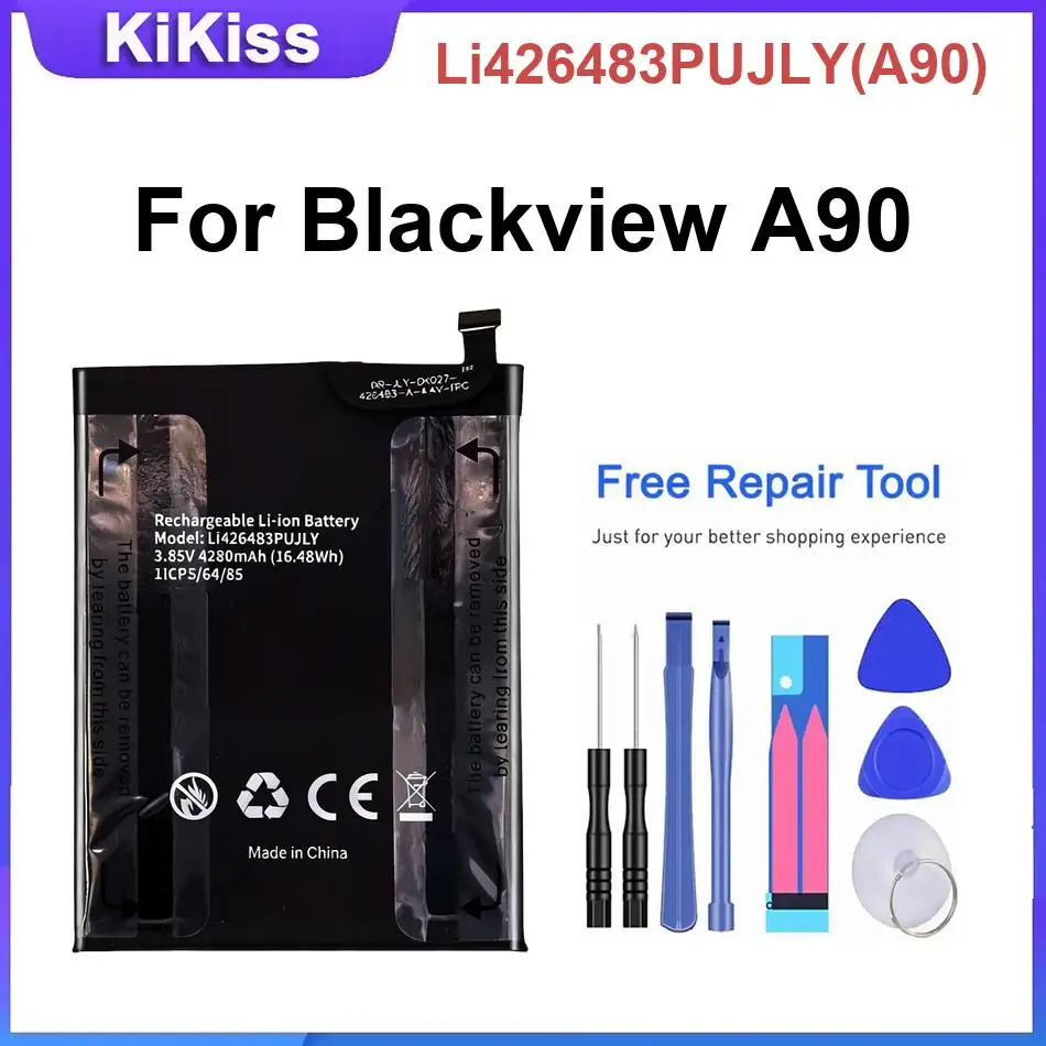 Battery For Blackview Ultra A6 A90 A80 Pro/Plus A8 Max A70 A60 A55/Pro A50 A5 A30  A20 Pro A10 pro Strong Power