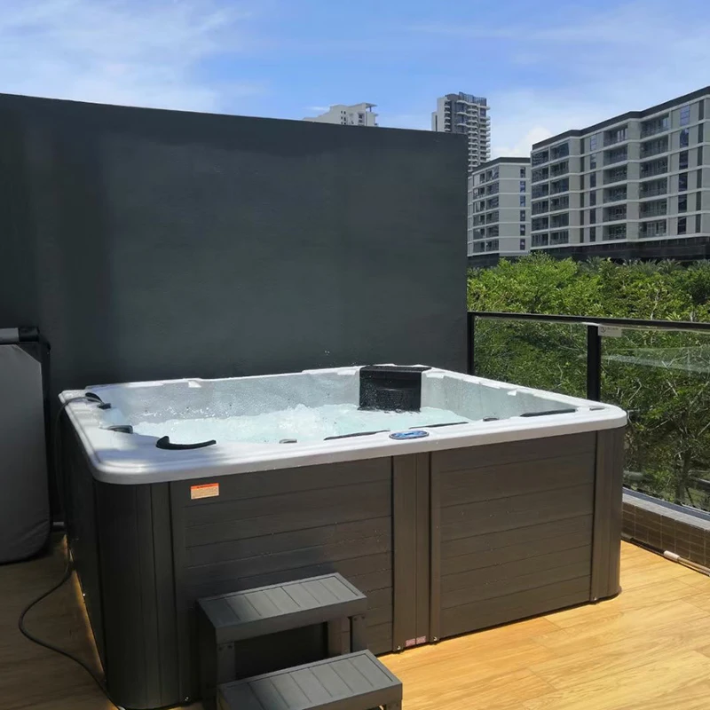 Ingenious Luxury 1.8m Modern Design Outdoor Spa Jacuzzi Garden or Bathroom Jacuzzi