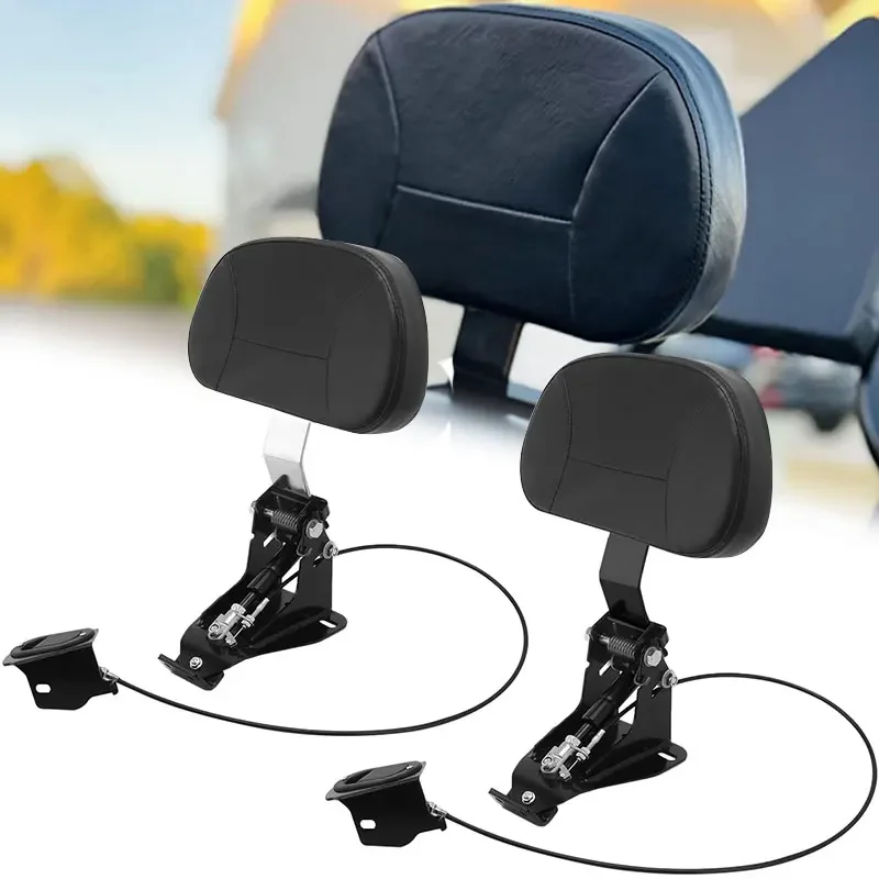 

Motorcycle Driver Rider Backrest Adjustable Mounting Kit For Harley Touring CVO Street Glide Road King Classic 2009-2023