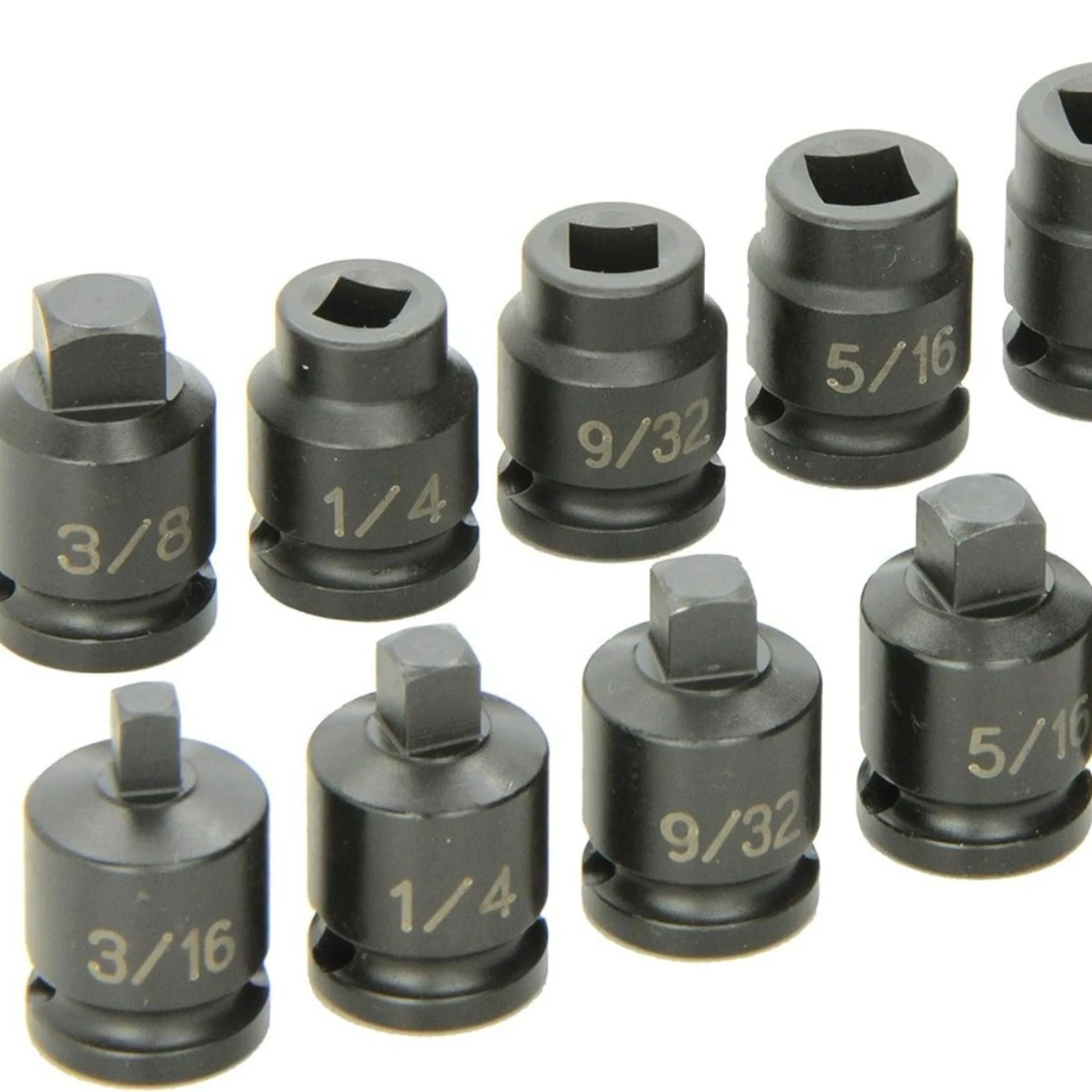 11 Pieces Pneumatic Pipe-Plug Socket Tool Alloy steelMolybdenum Steel Pipe Plug Socket Set Corrosion-Resistant Compact
