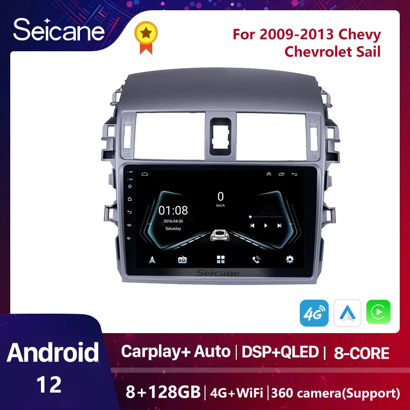 

Seicane 9Inch Android 10.0 2Din Car Radio Multimedia Video Player For Toyota Corolla E140 E150 2006 2007-2013 Navi GPS 2+32G dvd