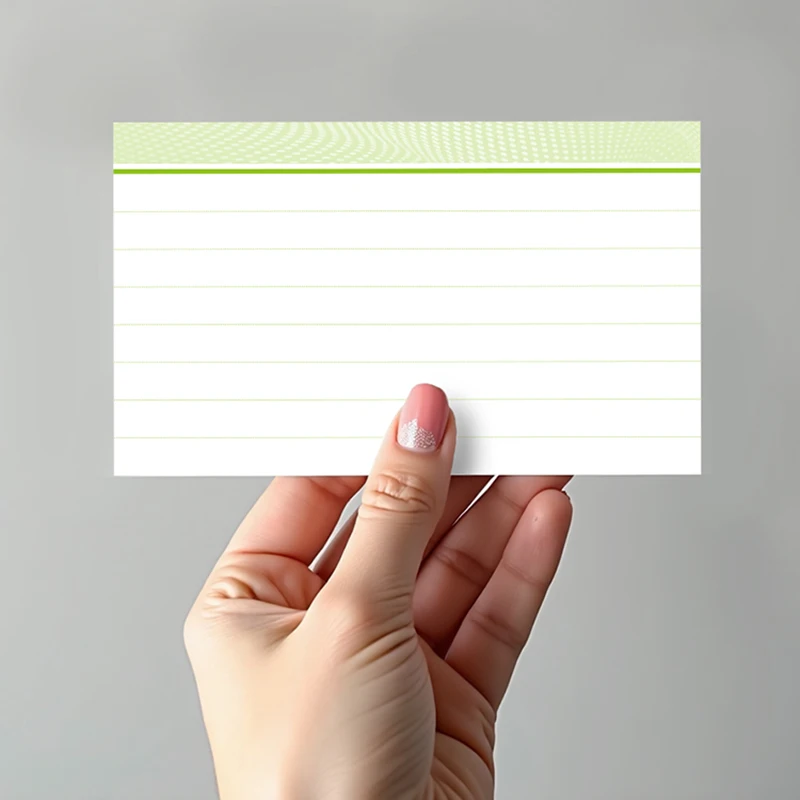 COLOR MASH 3X5 polegadas 50 folhas (5 cores) cartão de índice de dupla face cartão de resumo registro de memorando