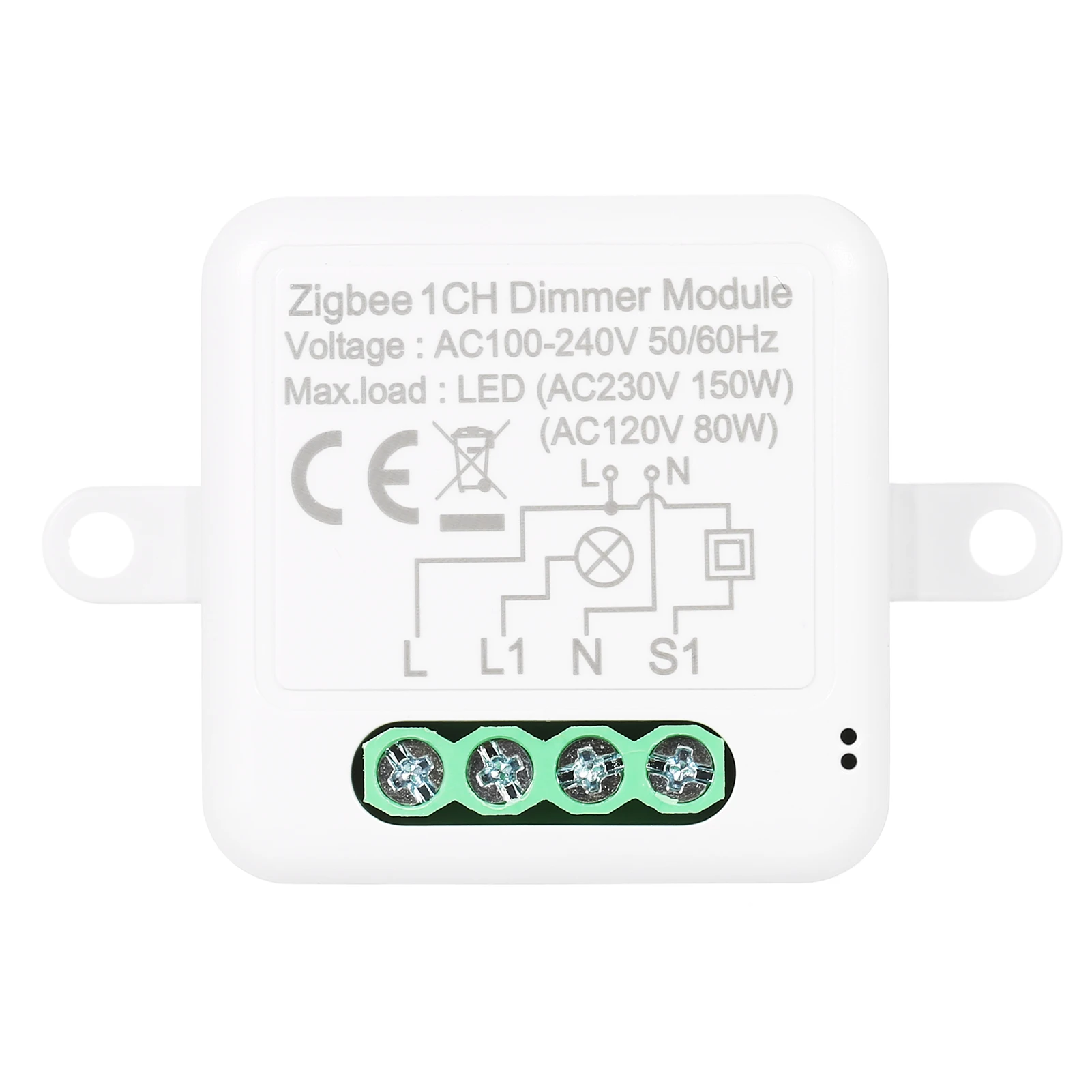 

Zigbee Smart Dimmer Module Mini Stepless Dimming Timing Voice Control Intelligent Dimmer for Smart Home