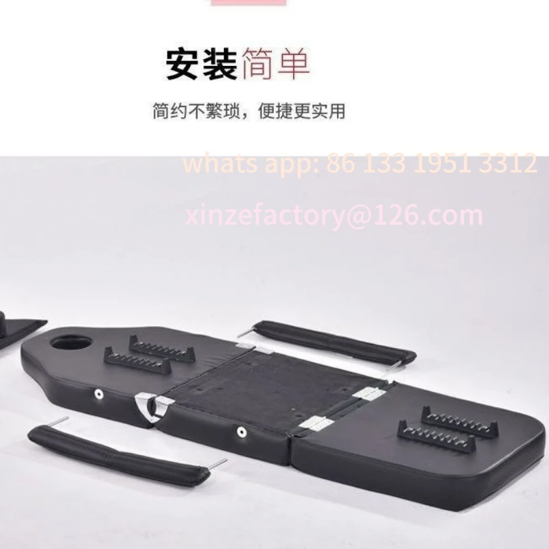 Cama de belleza móvil plegable para el hogar personalizable, cama especial portátil para salón de belleza plegable