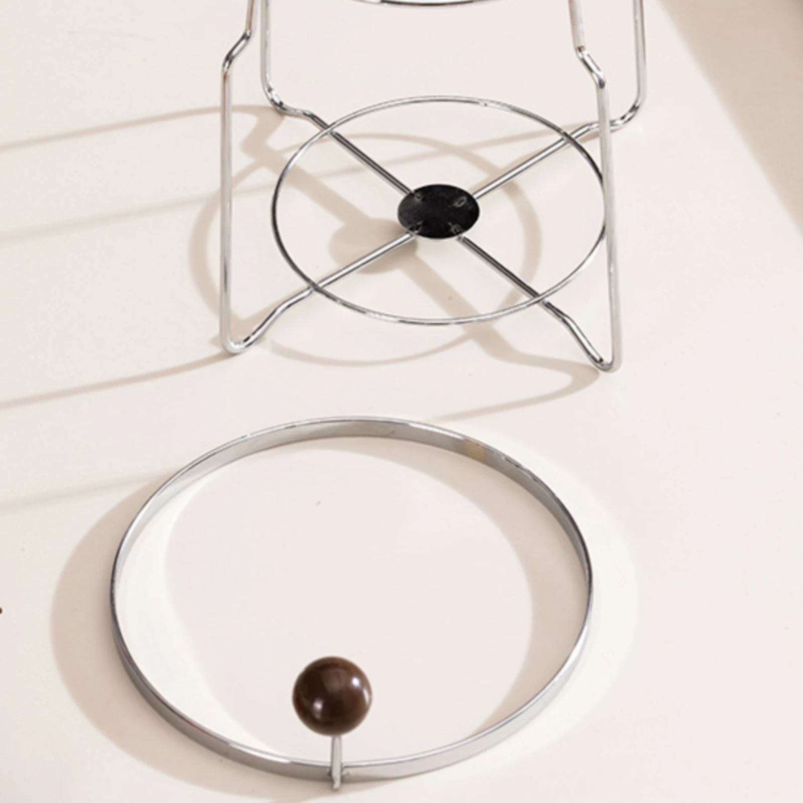 Trash Bag Holder Space-Saving Trash Bag Stand with Clamping Loop Waste Stand Easy to Use Organizer Long-Lasting for Home Cooks