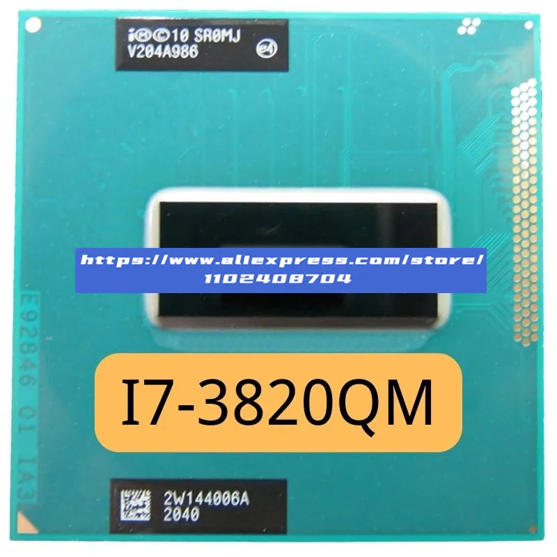 

lntel Core i7 3820qm SR0MJ CPU (8M Cache/2.7GHz-3.7GHz/Quad-Core) i7-3820qm Laptop processor