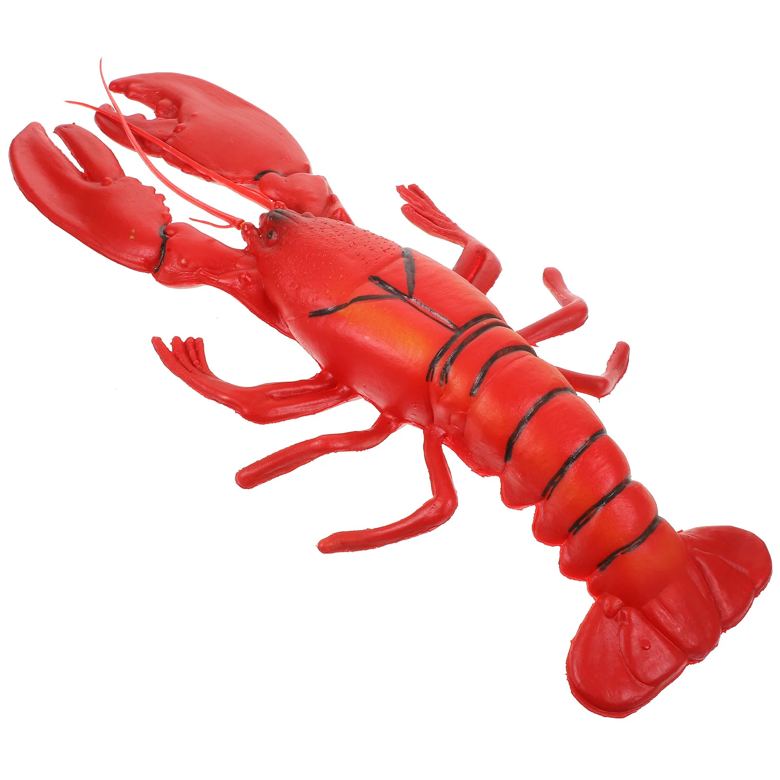 

Lifelike Lobster 20 x 8 inch Super Large Plastic Lobster Model for Home Decor Market Display Photography Prop Kids Pretend Play