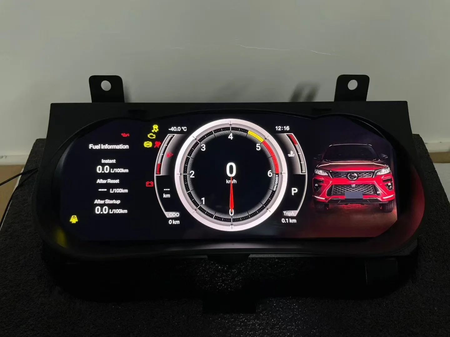 

HJY New upgrade 2026 for Toyota Hilux Fortuner 2016-2024 Virtual Cockpit Digital Cluster Car Odometer Dashboard LCD Speed Meter