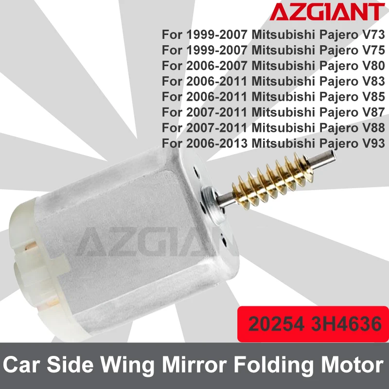 

Azgiant Auto side mirror folding system Motor For Mitsubishi Pajero V73/V75/V80/V83/V85/V87/V88/V93 automobil parts accessories