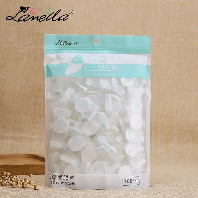 Nonwoven compressed mask grain Homemade moisturizing mask cloth candy independent packaging D0864