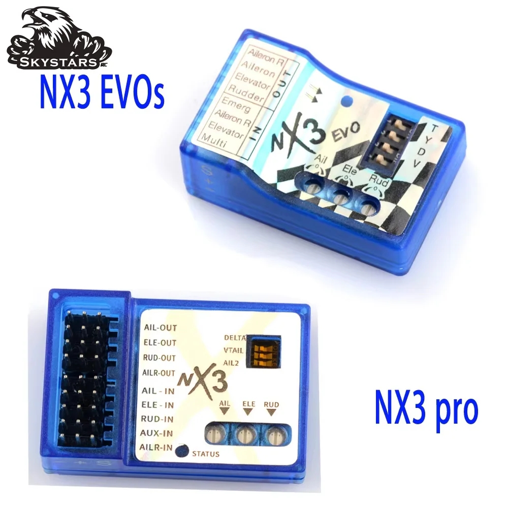 

SKYSTARS NX3 Flight Controller 3D Gyroscope Balance Stabilization Controller Fly Controller For Fixed-wing Aircraft RC Airplane