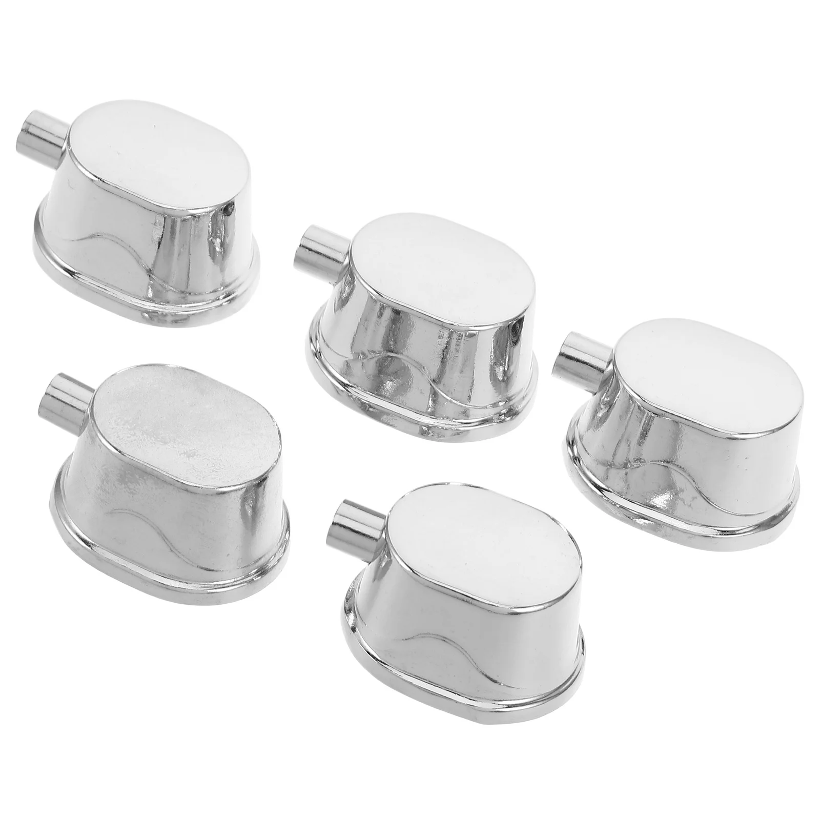 

5Pcs Drum Lugs Metal Electroplated Single Hole Snare Drum Replacement Parts Tension Lug Clamp Drums Accessories
