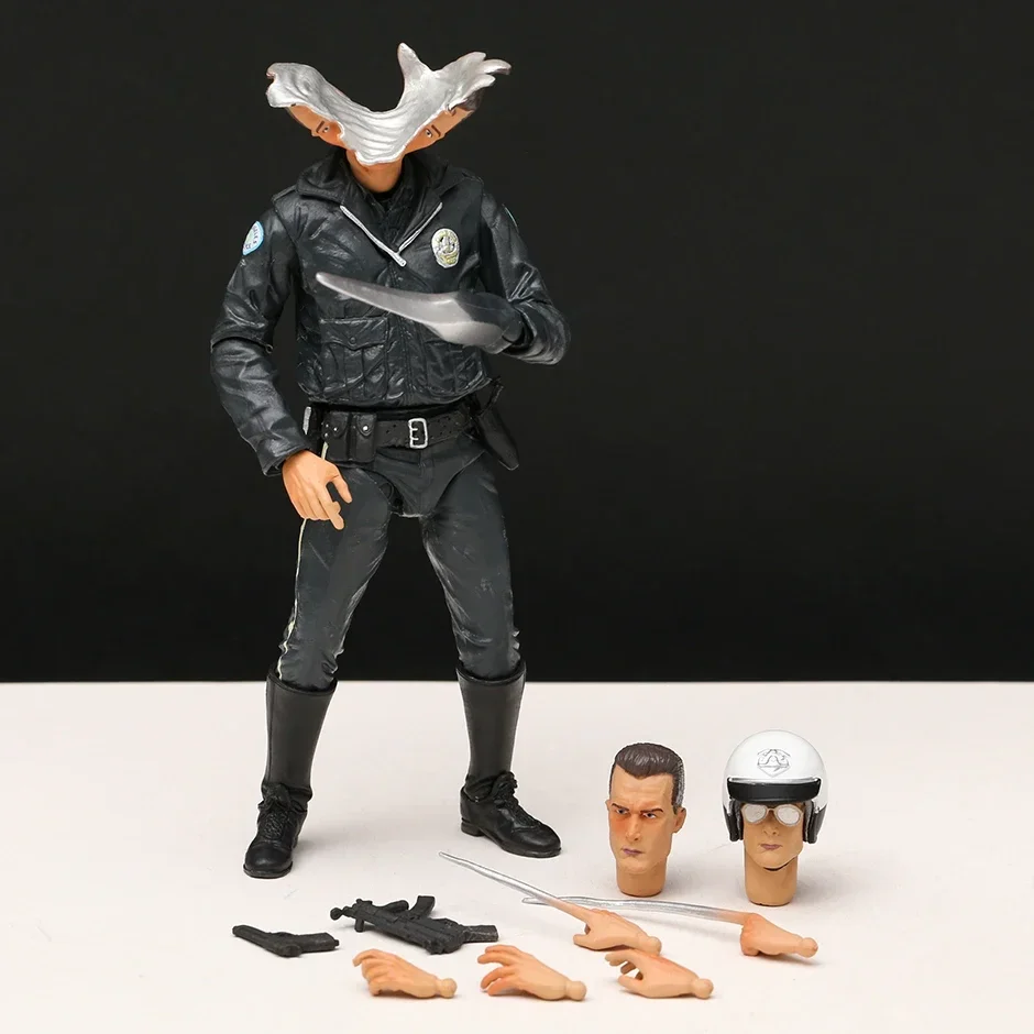 NECA Terminator 2 Judgement Day Ultimate T1000 Motorcycle Cop Action Figure