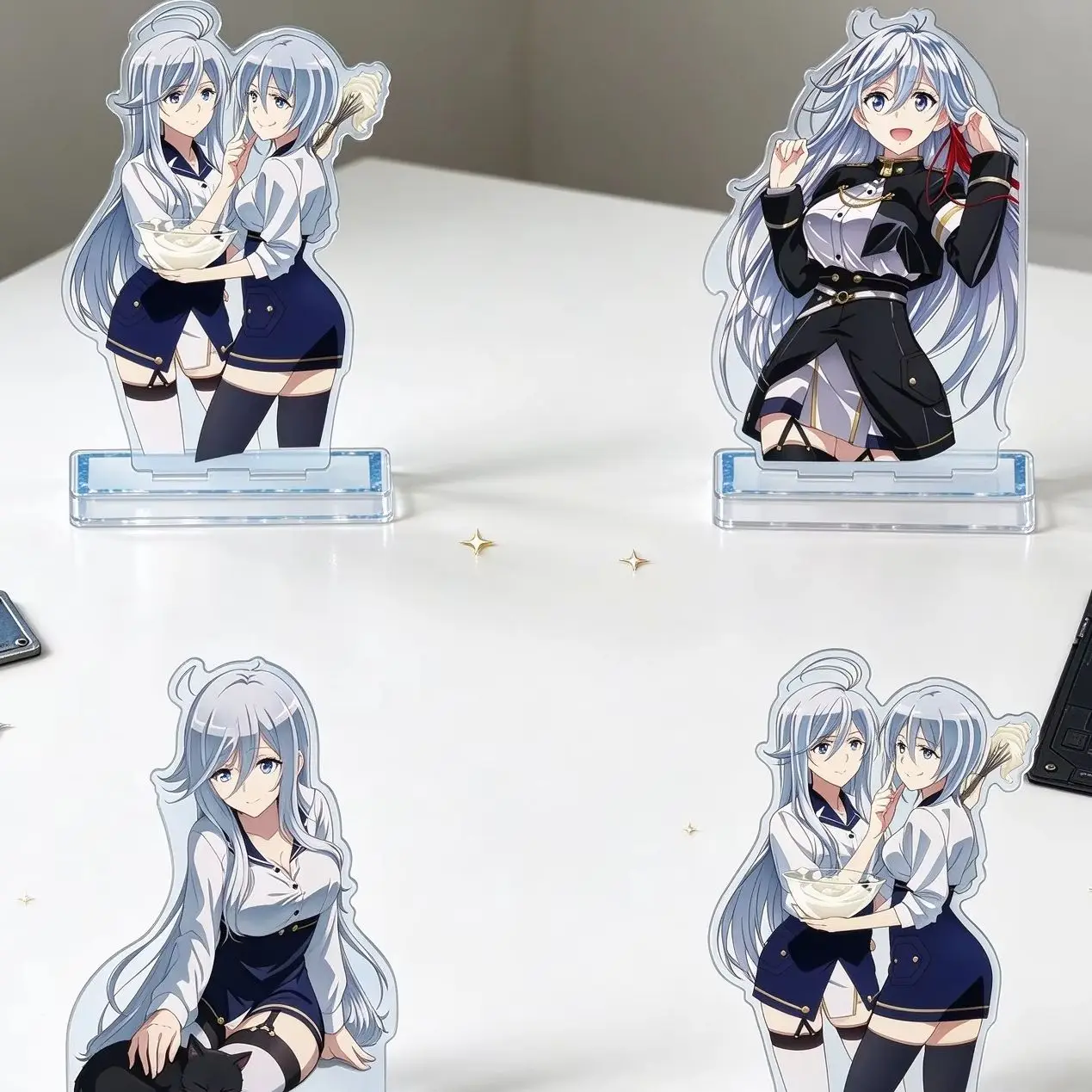 HOT Souvenir 15cm Anime 86 -Eighty Six- Desktop Decoration Game Collectible Ornament Gift For Fans Acrylic Stand Modlel Keychain