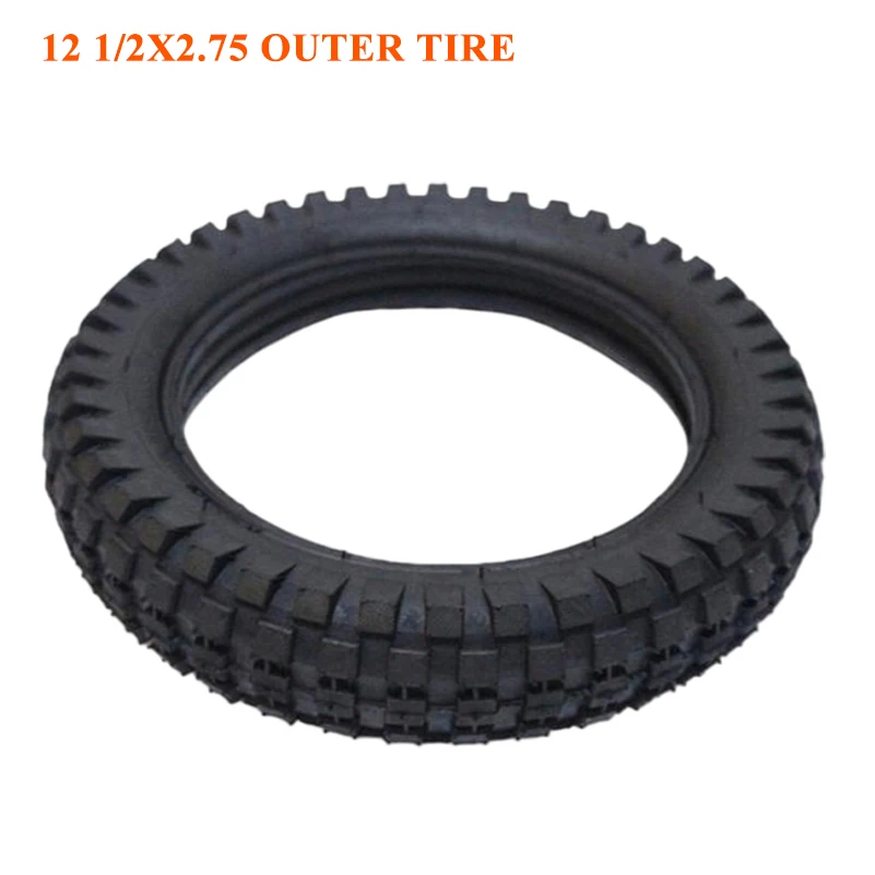 12 inch high-quality mini motorcycle inflatable tire inner tube wheel rim 12 1/2x2.75 suitable for small vehicle parts