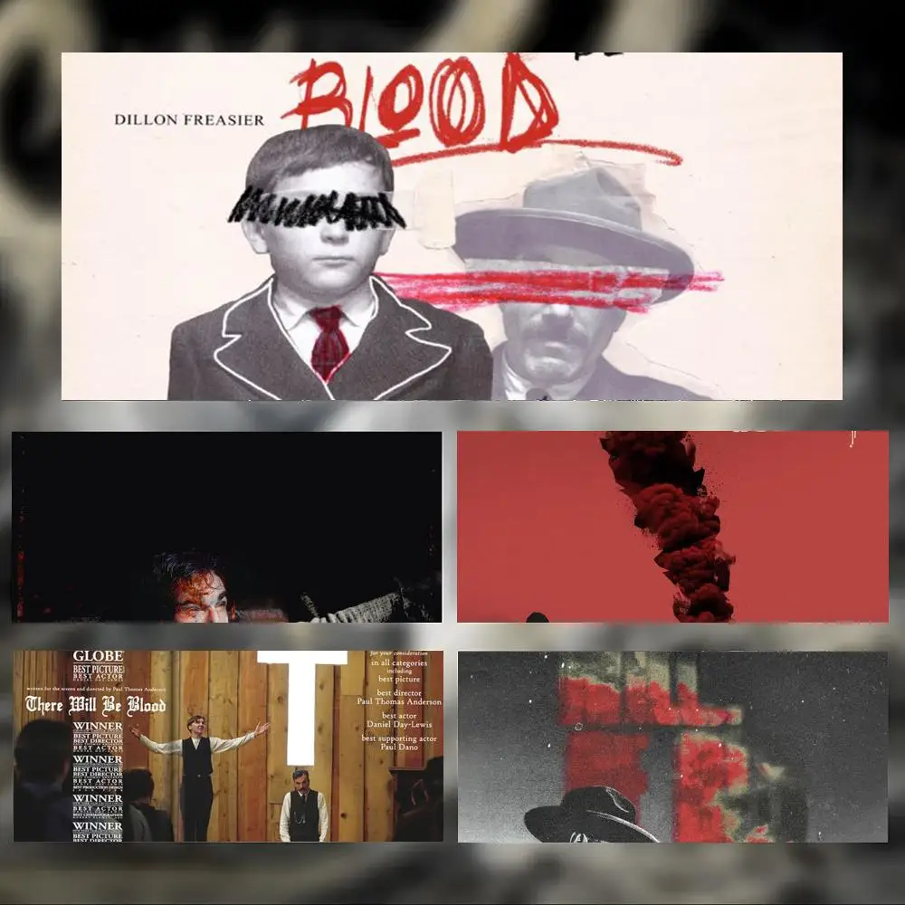 

Intense There Will Be Bloods Mouse Pad Large Thick Desk Pad Stitched Edges Gaming Mouse Mat for PC