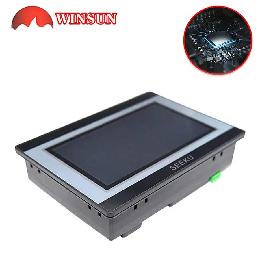 7-calowy sterownik HMI All In One WS7040 z panelem zintegrowanym PLC 0-10V 4-20MA Analogowy MODBUS 2CH PT100 Typ K opcjonalnie — zdjęcie 6