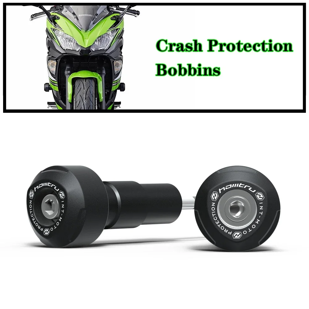 

Ninja650 Motorcycle Falling Protection Frame Slider Fairing Guard Crash Pad Protector For Kawasaki Ninja 650 2017-2025