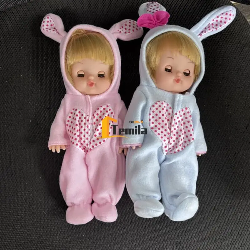 Musica elettronica Parlando Parlare Modello Figure Simulazione divertente 28 cm Reborn Baby Dolls Bunny Suit Vestiti Ragazza Brithday Gift