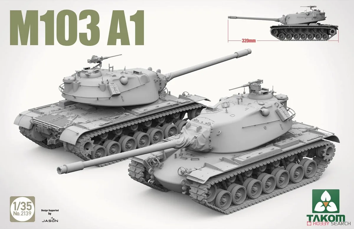 Takom 2139 1/35 scale M103 A1 Tank Model Kit