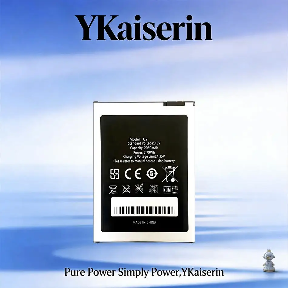 

Environmentally Friendly Reliable Power 2050mAh Mobile Phone Battery For Oukitel U2