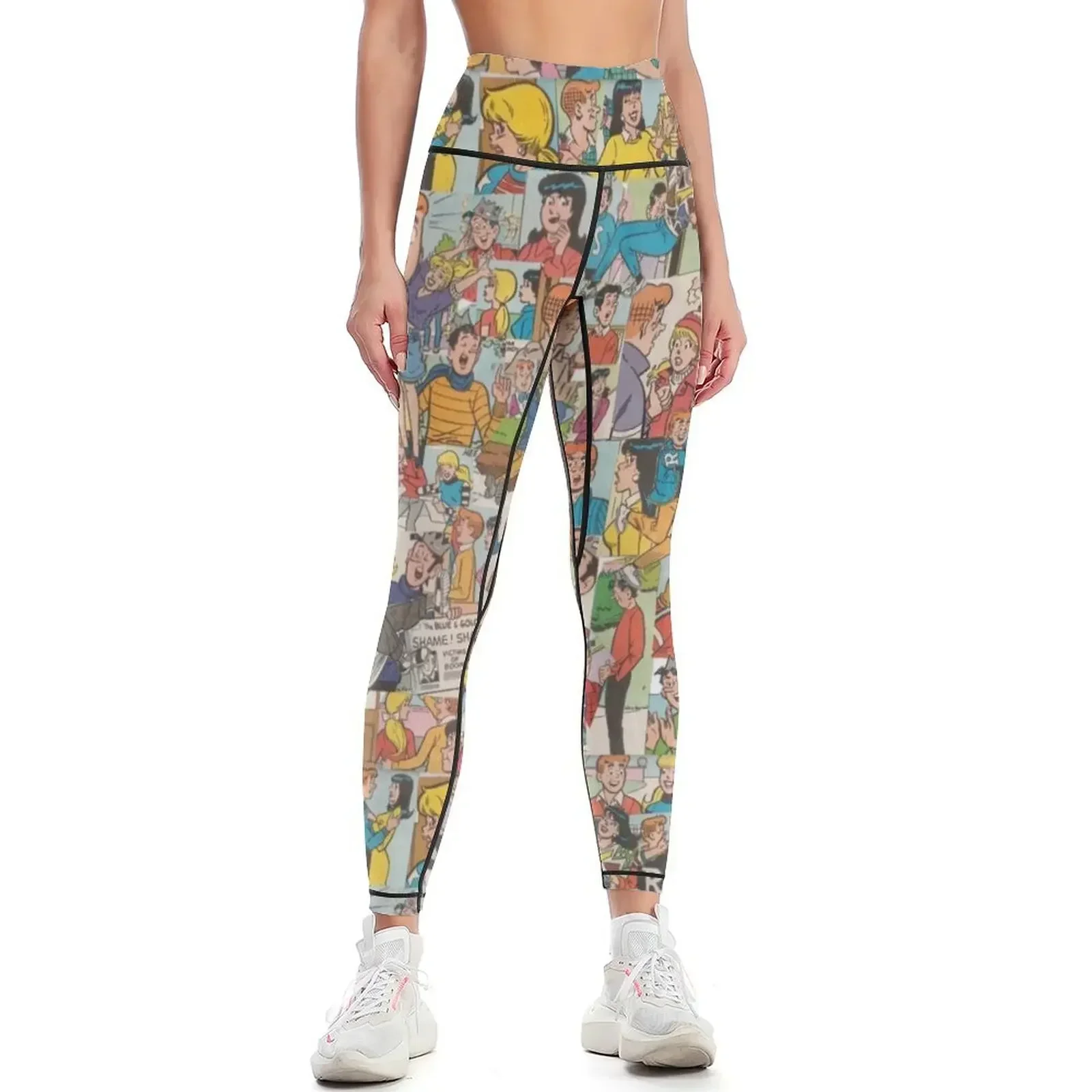 

Archie Comics Collage #2 Leggings gym womans trousers workout clothes for Jogger pants Womens Leggings