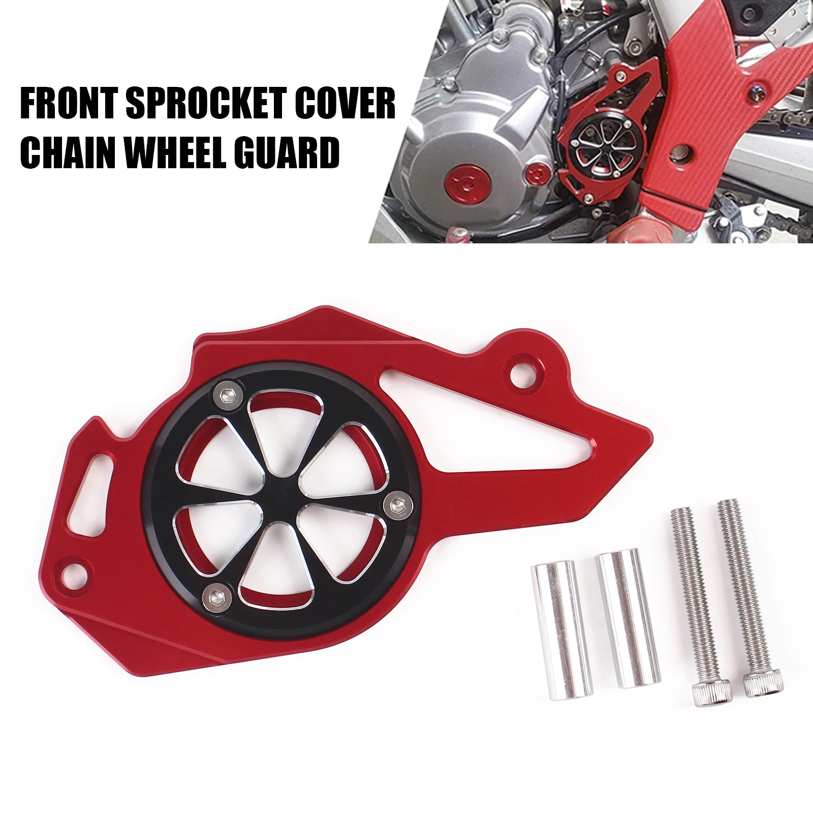Für Honda CRF250L/M CRF250L Rally 2012-2020 CNC Motorrad Vorderer Kettenrad-Schutz - Aluminiumlegierung Schutz-Zubehör