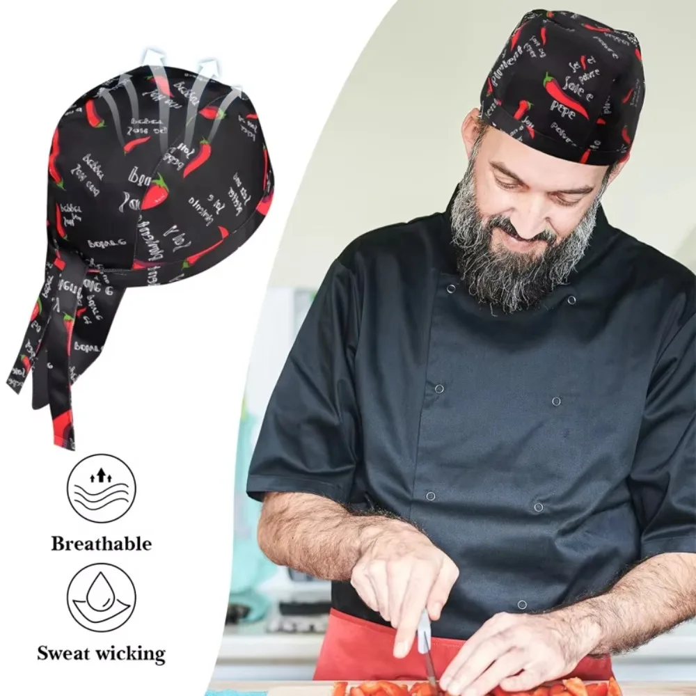 1PCS Unisex Top Chef Pirate Hat Hotel Restaurant Canteen Bakery Kitchen Work Wear Master Cook Forward Cap Waiter Hats Chef Hat