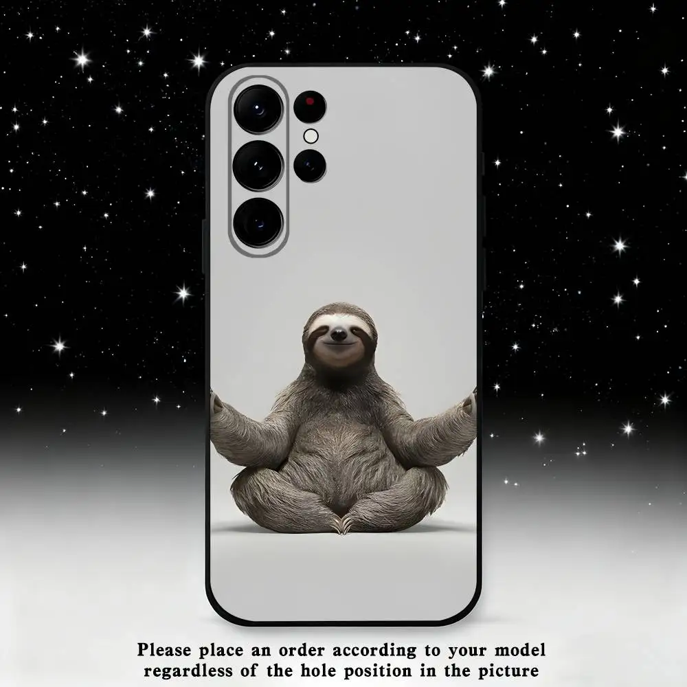 حافظة هاتف على شكل حيوان لطيف لهاتف سامسونج S 25,24,23,22,30,21,10,9,Ultra,Plus,Lite,FE,4,5G حافظة ناعمة سوداء