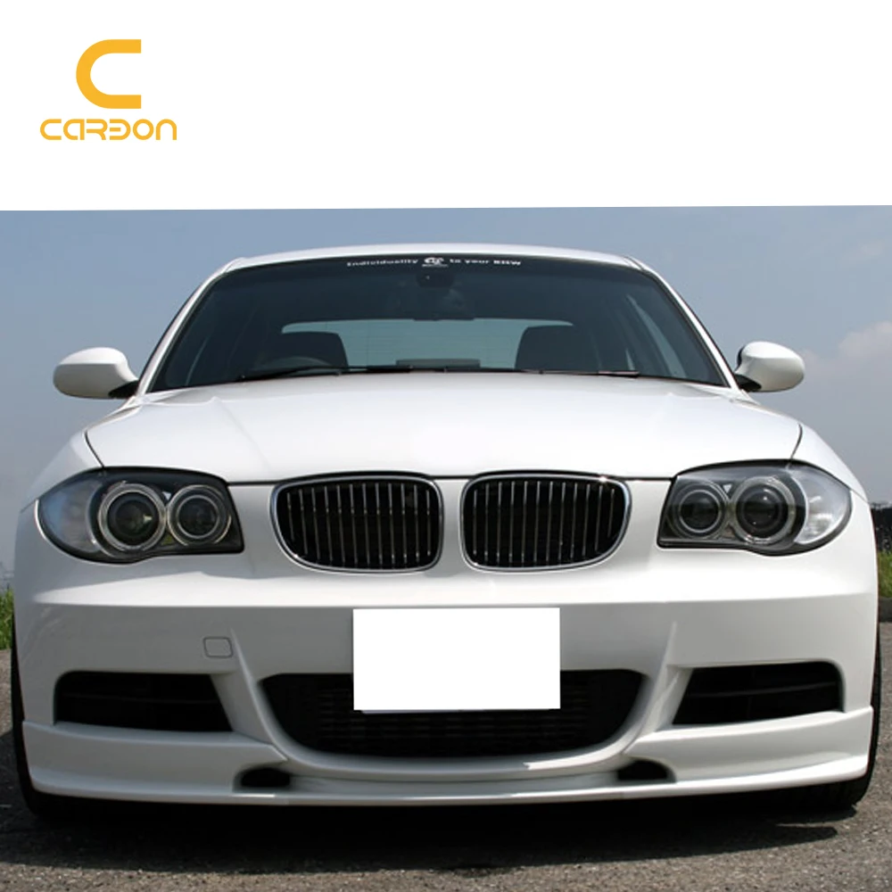 MT 3D Style Carbon Fiber Car Front Bumper Lip Splitter Diffuser Lip For BMW 1 Series E82 Body Kit Car Accessories