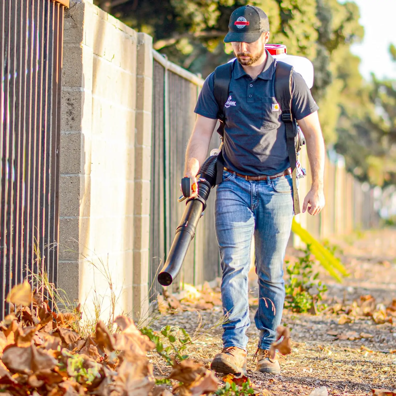 Mochila Fogger Pulverizador, Leaf Blower, ULV Machine for Garden, Pulverização com Motor a Gás