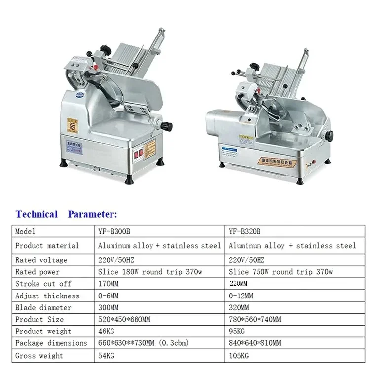 YYHC-Automatic sausage, mutton and beef meat cutting commercial automatic slicer