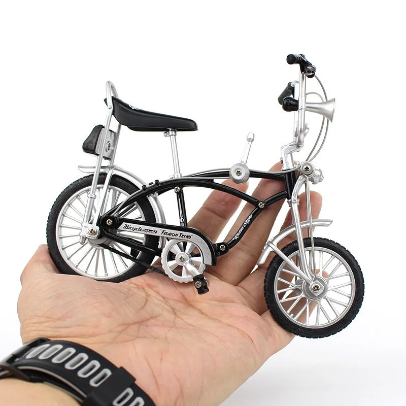 1:10 New Model Alloy Bicycle Diecast Mini Bike Finger Mountain Simulation Metal Bicycle Collection Gifts Boys Toys