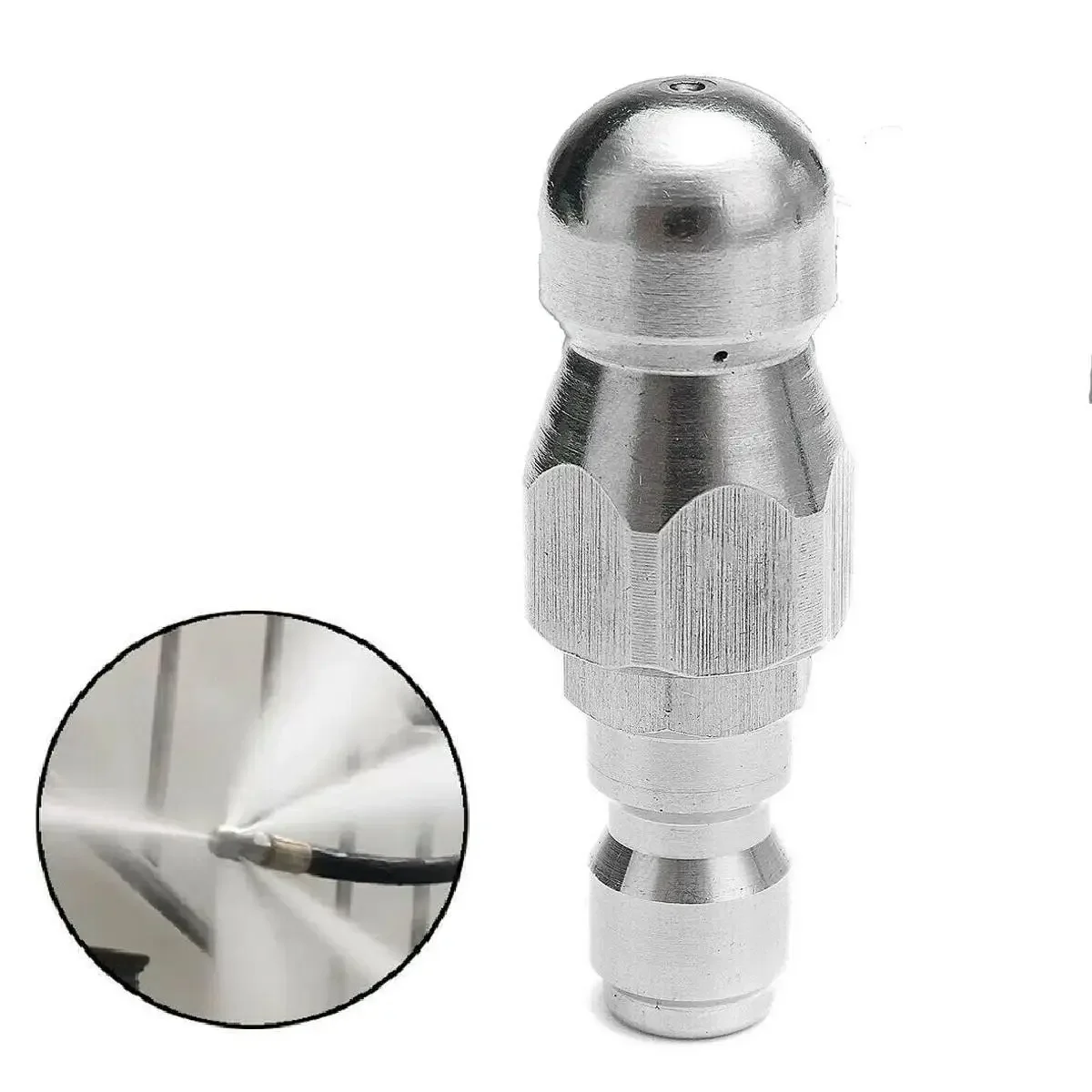 

Drain Jet Cleaning Nozzle Garden 1 Front 1/4 Quick Connector 1pcs Pressure Washer Sewer Jetter Nozzle Brand New